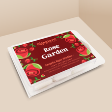 Load image into Gallery viewer, Rose Garden soy wax melt with 6 cubes, from the Signature Collection by Angela Rose Studios.